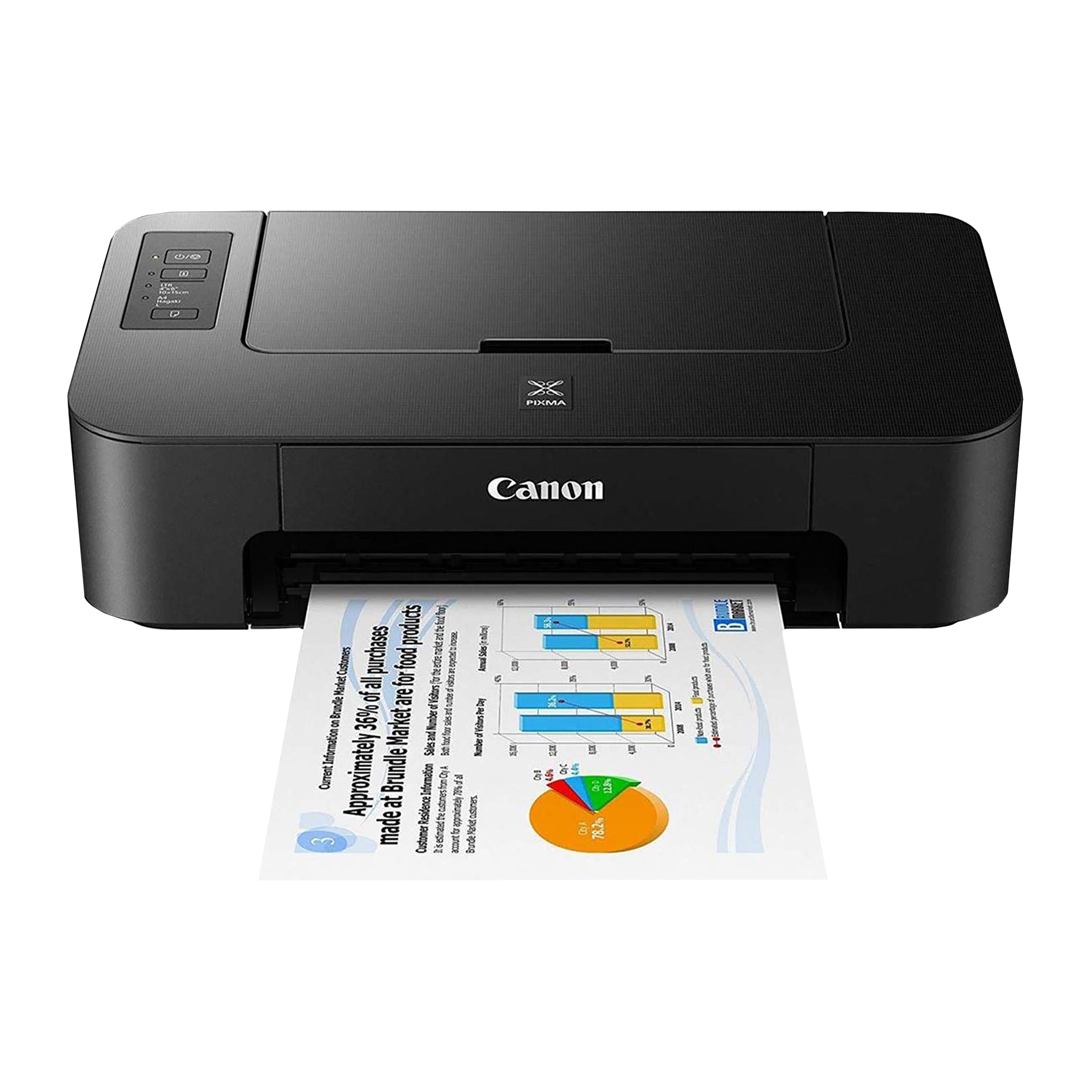 Buy Canon Pixma TS 207 Color Inkjet Printer Borderless Printing   256367 1 Oiuald 